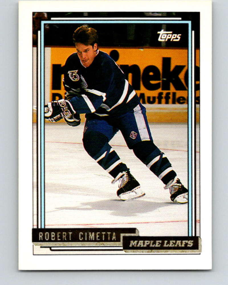 1992-93 Topps Gold #181G Robert Cimetta Mint Toronto Maple Leafs