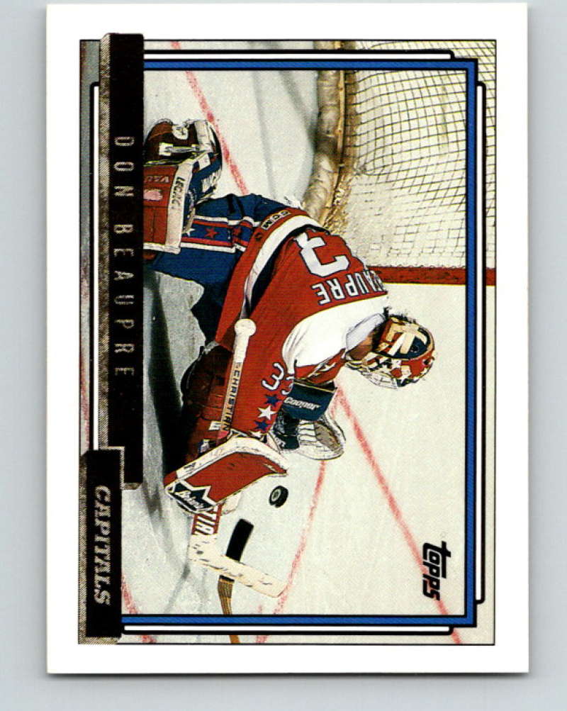 1992-93 Topps Gold #195G Don Beaupre Mint Washington Capitals