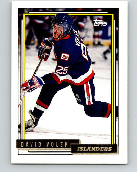 1992-93 Topps Gold #204G David Volek Mint New York Islanders  Image 1