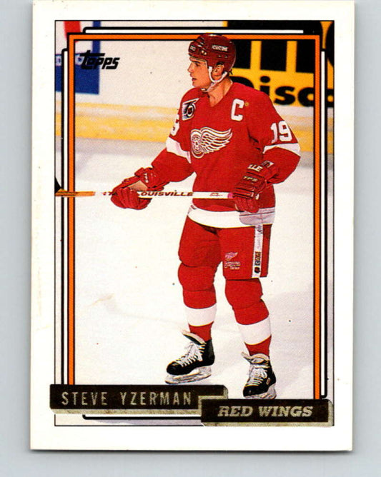 1992-93 Topps Gold #207G Steve Yzerman Mint Detroit Red Wings