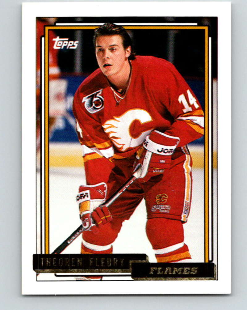 1992-93 Topps Gold #220G Theo Fleury Mint Calgary Flames