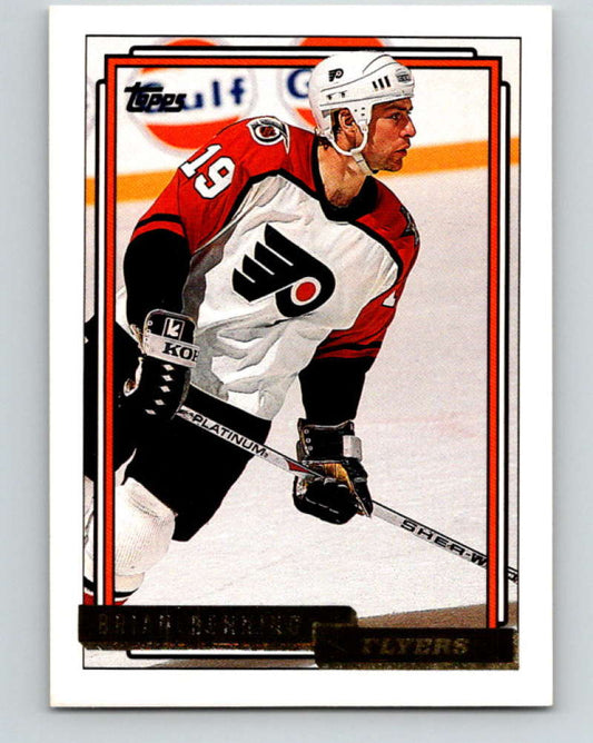 1992-93 Topps Gold #250G Brian Benning Mint Philadelphia Flyers  Image 1