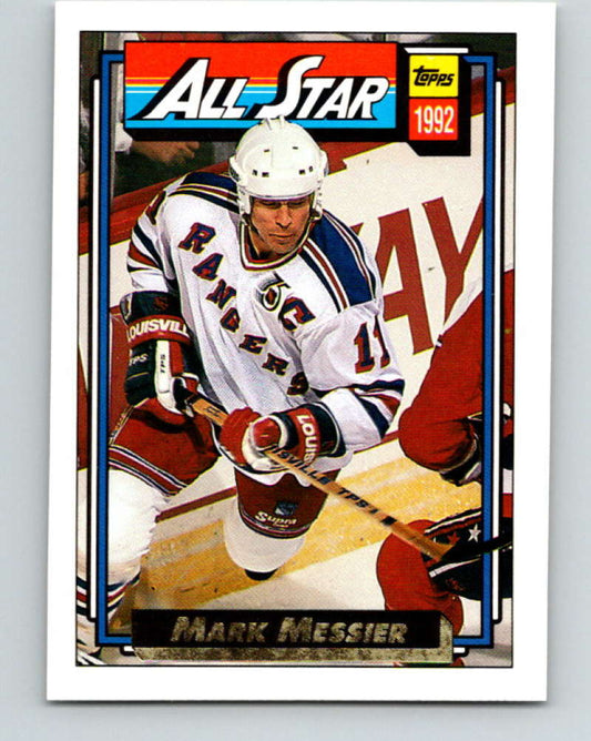 1992-93 Topps Gold #258G Mark Messier AS Mint New York Rangers