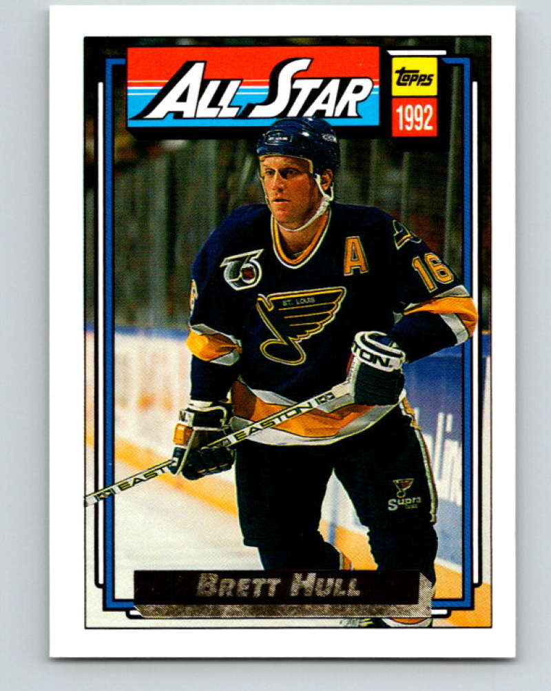 1992-93 Topps Gold #260G Brett Hull AS Mint St. Louis Blues