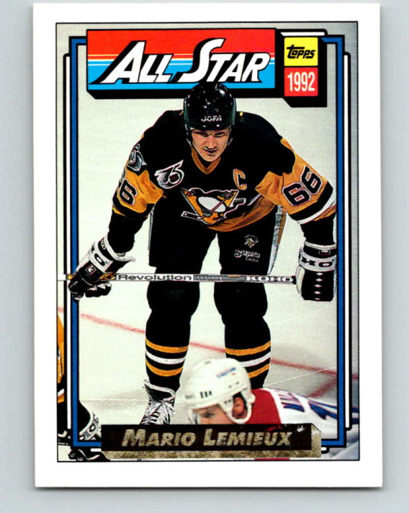 1992-93 Topps Gold #265G Mario Lemieux AS Mint Pittsburgh Penguins