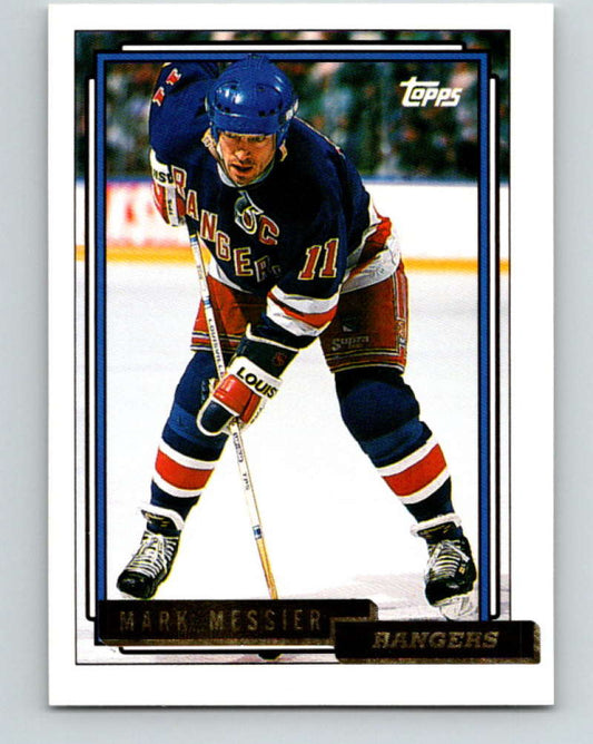 1992-93 Topps Gold #274G Mark Messier Mint New York Rangers