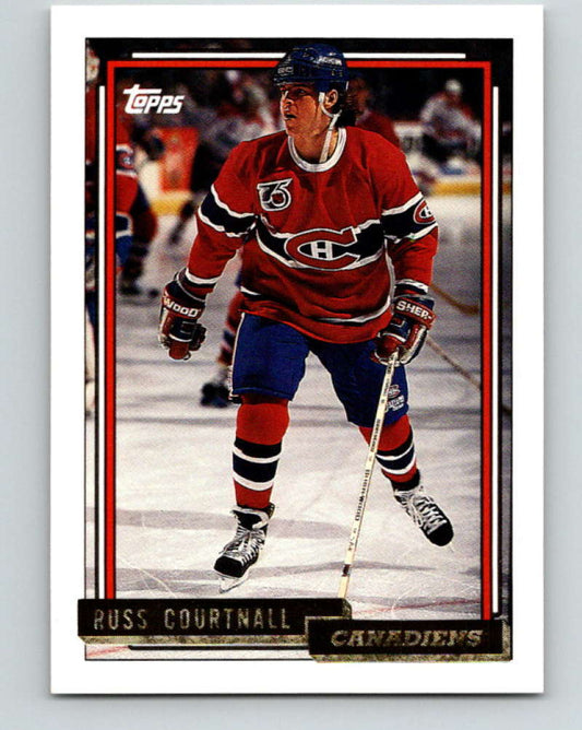 1992-93 Topps Gold #276G Russ Courtnall Mint Montreal Canadiens
