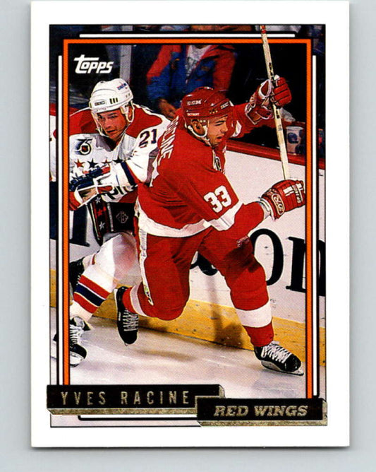 1992-93 Topps Gold #277G Yves Racine Mint Detroit Red Wings  Image 1