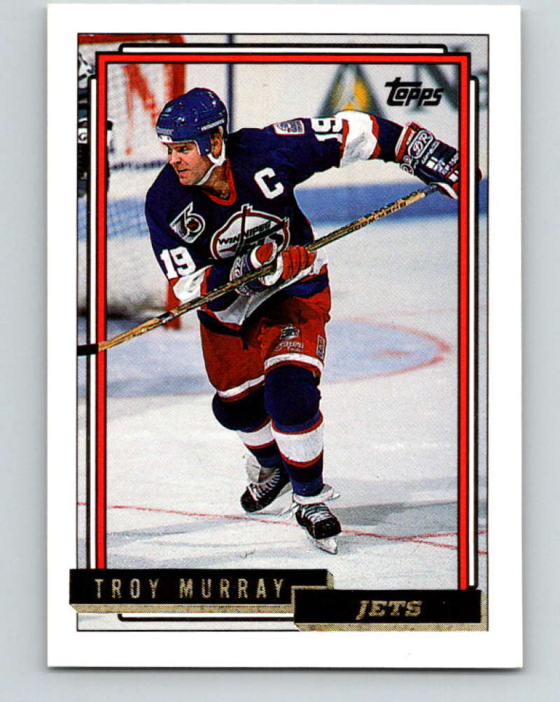 1992-93 Topps Gold #284G Troy Murray Mint Winnipeg Jets