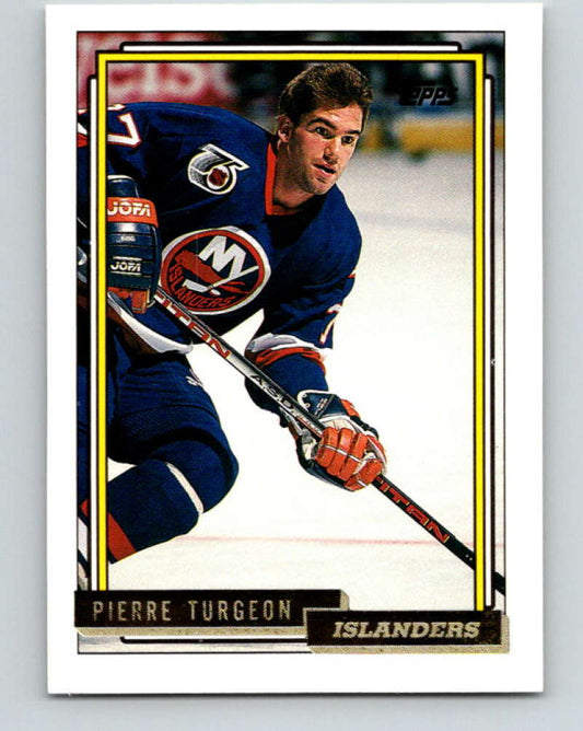 1992-93 Topps Gold #289G Pierre Turgeon Mint New York Islanders