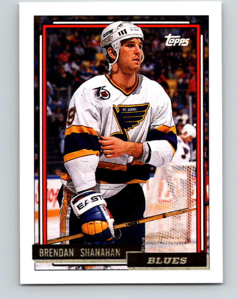 1992-93 Topps Gold #295G Brendan Shanahan Mint St. Louis Blues
