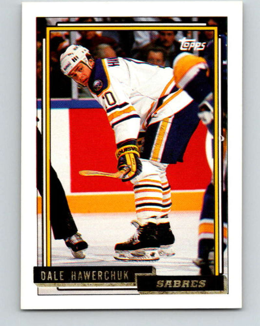 1992-93 Topps Gold #296G Dale Hawerchuk Mint Buffalo Sabres