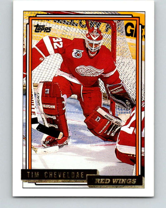 1992-93 Topps Gold #310G Tim Cheveldae Mint Detroit Red Wings