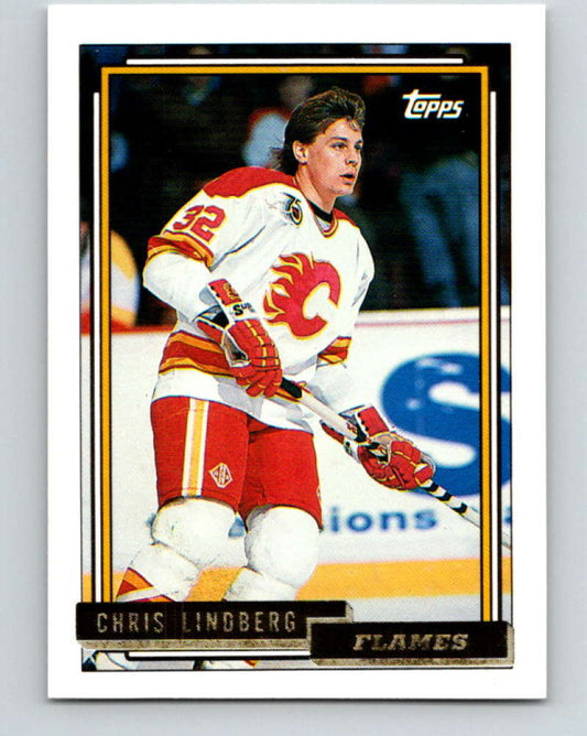 1992-93 Topps Gold #320G Chris Lindberg Mint Calgary Flames