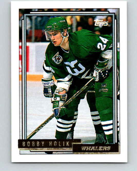 1992-93 Topps Gold #330G Bobby Holik Mint Hartford Whalers