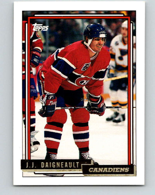 1992-93 Topps Gold #334G J.J. Daigneault Mint Montreal Canadiens