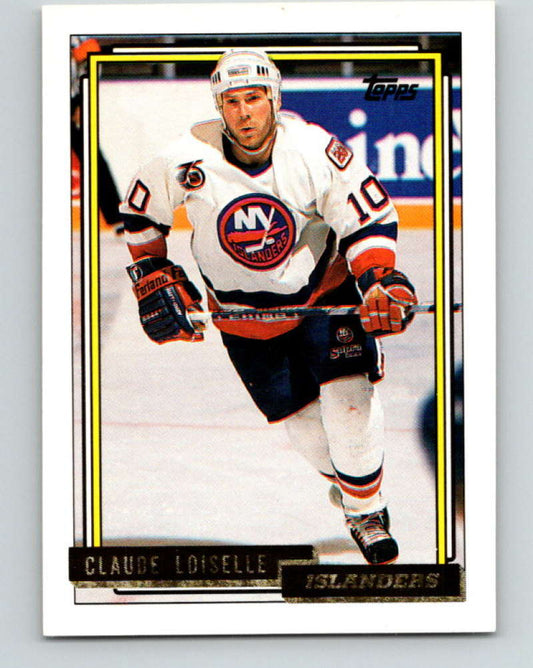 1992-93 Topps Gold #338G Claude Loiselle Mint New York Islanders