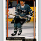 1992-93 Topps Gold #342G Perry Berezan Mint San Jose Sharks  Image 1
