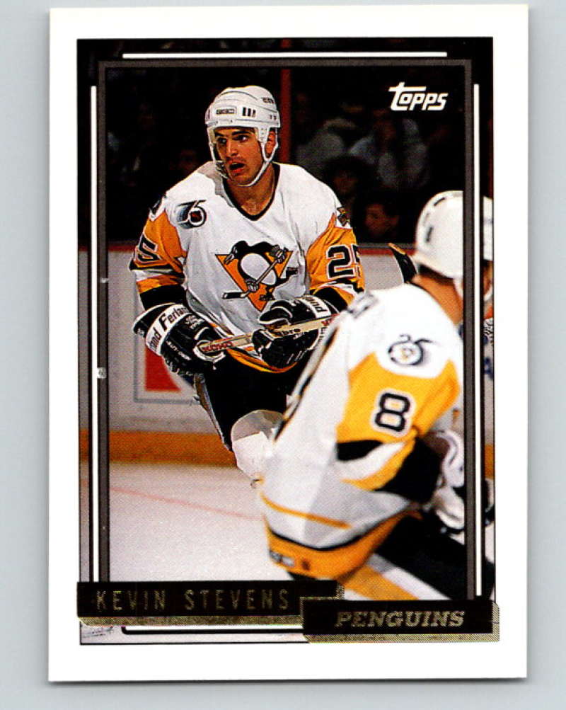 1992-93 Topps Gold #343G Kevin Stevens Mint Pittsburgh Penguins