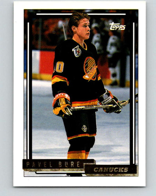 1992-93 Topps Gold #353G Pavel Bure Mint Vancouver Canucks