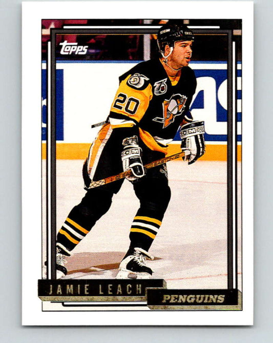 1992-93 Topps Gold #362G Jamie Leach Mint Pittsburgh Penguins