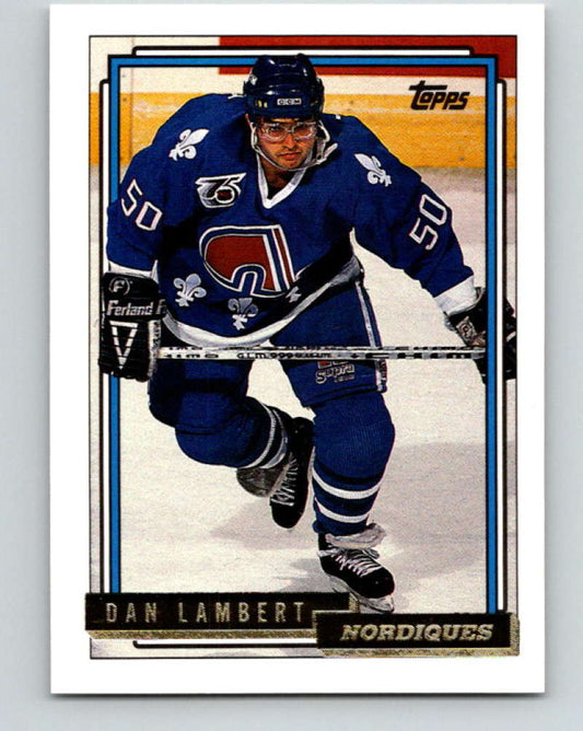 1992-93 Topps Gold #364G Dan Lambert Mint Quebec Nordiques
