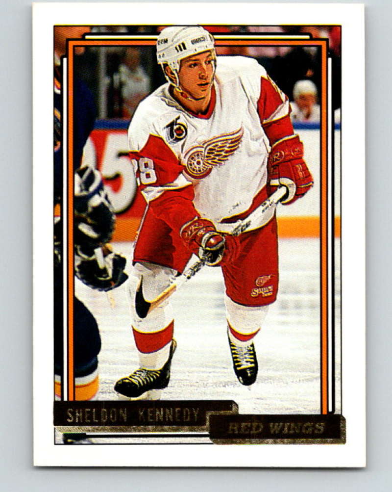 1992-93 Topps Gold #368G Sheldon Kennedy Mint Detroit Red Wings  Image 1