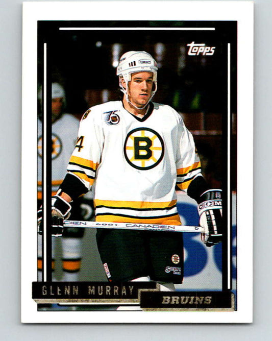 1992-93 Topps Gold #370G Glen Murray UER Mint Boston Bruins  Image 1