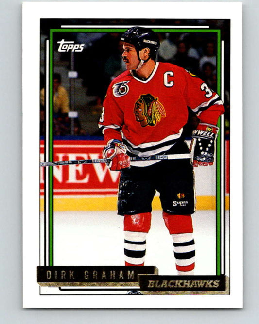 1992-93 Topps Gold #376G Dirk Graham Mint Chicago Blackhawks