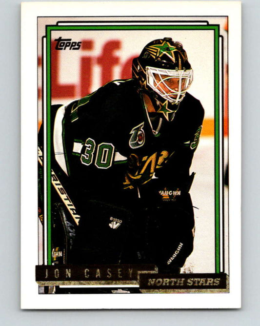 1992-93 Topps Gold #379G Jon Casey Mint Minnesota North Stars  Image 1