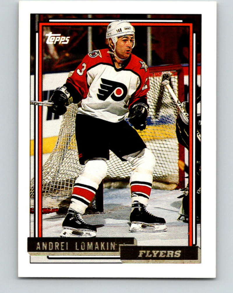 1992-93 Topps Gold #380G Andrei Lomakin Mint Philadelphia Flyers