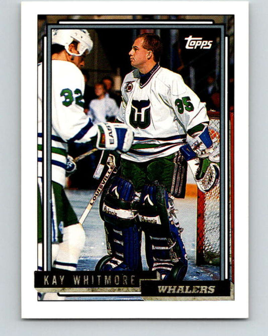 1992-93 Topps Gold #381G Kay Whitmore Mint Hartford Whalers