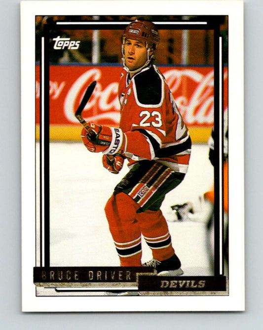 1992-93 Topps Gold #384G Bruce Driver Mint New Jersey Devils