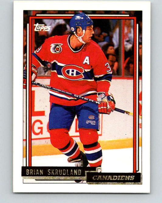 1992-93 Topps Gold #408G Brian Skrudland Mint Montreal Canadiens