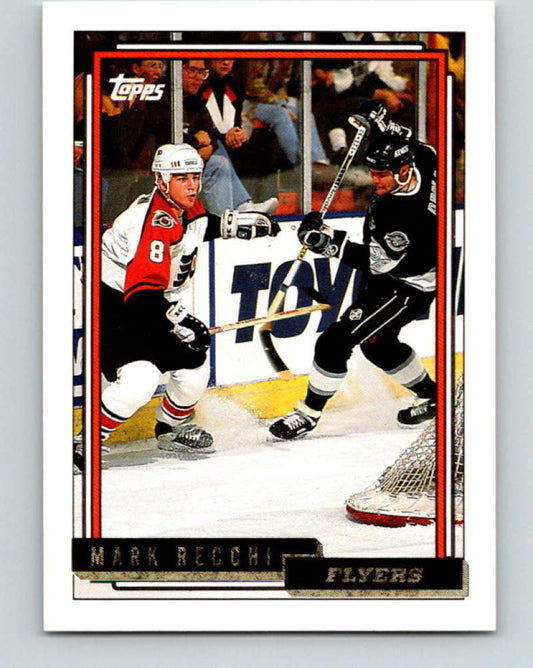 1992-93 Topps Gold #410G Mark Recchi Mint Philadelphia Flyers  Image 1