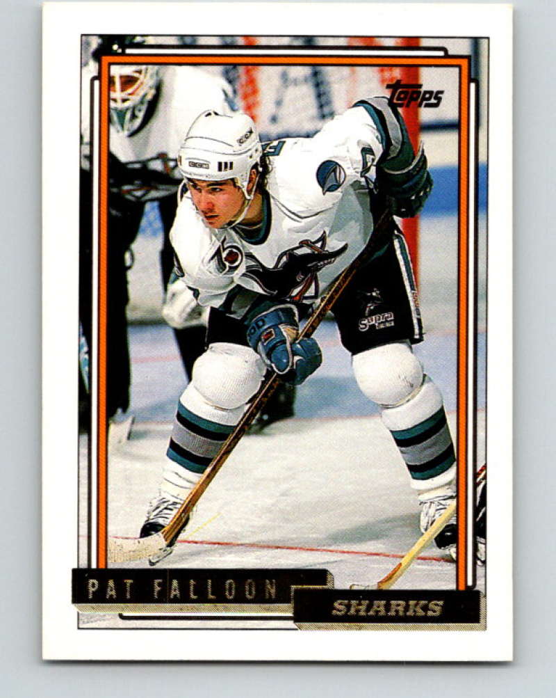 1992-93 Topps Gold #418G Pat Falloon Mint San Jose Sharks