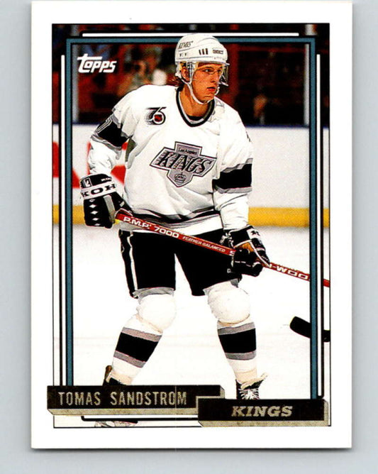 1992-93 Topps Gold #421G Tomas Sandstrom Mint Los Angeles Kings