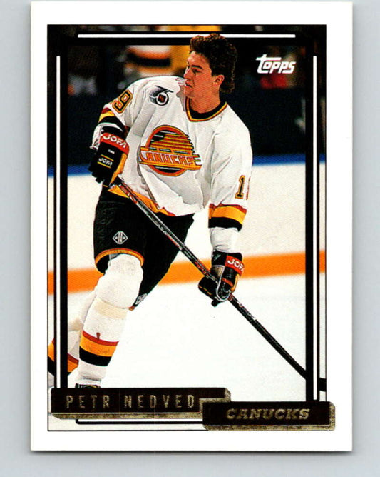 1992-93 Topps Gold #422G Petr Nedved Mint Vancouver Canucks