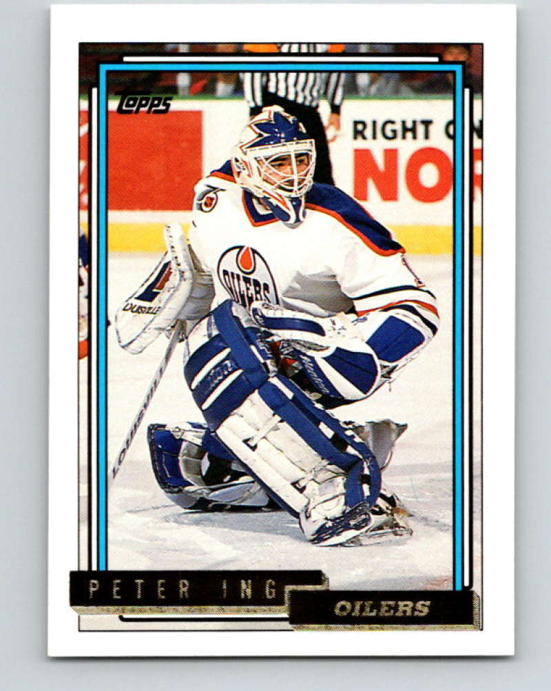 1992-93 Topps Gold #423G Peter Ing Mint Edmonton Oilers