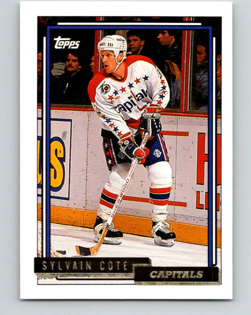 1992-93 Topps Gold #428G Sylvain Cote Mint Washington Capitals  Image 1
