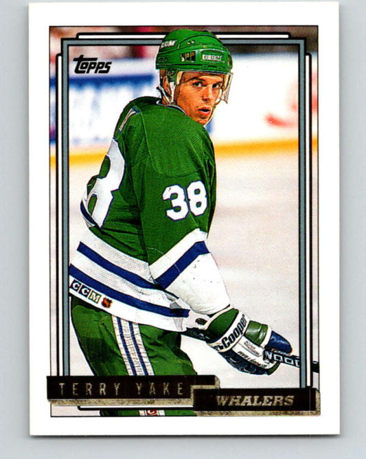 1992-93 Topps Gold #432G Terry Yake Mint Hartford Whalers