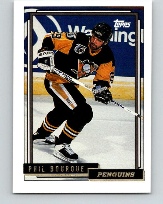 1992-93 Topps Gold #442G Phil Bourque Mint Pittsburgh Penguins
