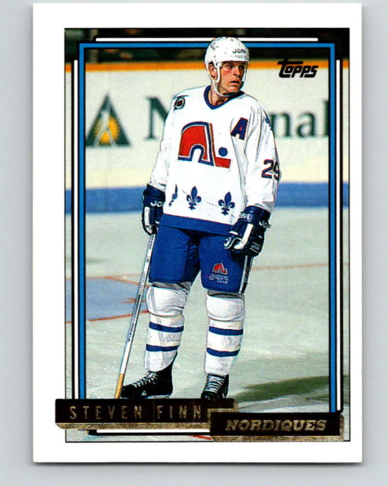 1992-93 Topps Gold #449G Steven Finn Mint Quebec Nordiques