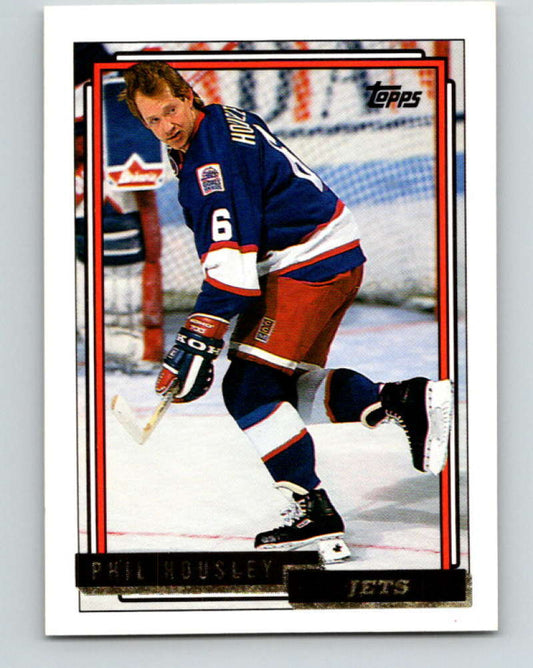 1992-93 Topps Gold #456G Phil Housley Mint Winnipeg Jets  Image 1