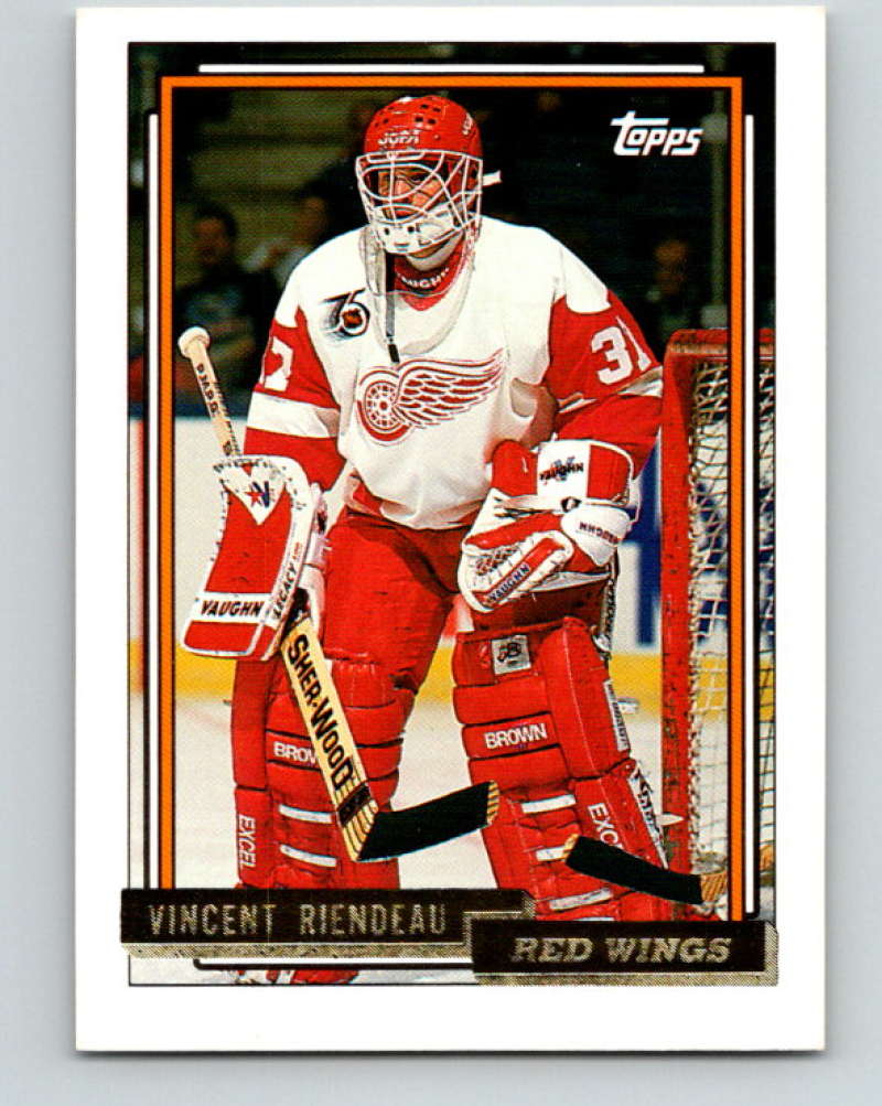 1992-93 Topps Gold #466G Vincent Riendeau Mint Detroit Red Wings