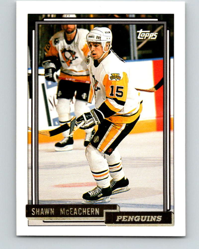 1992-93 Topps Gold #481G Shawn McEachern Mint Pittsburgh Penguins
