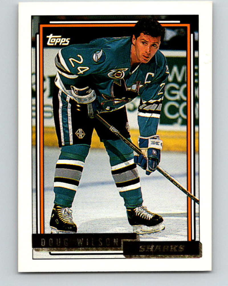 1992-93 Topps Gold #482G Doug Wilson Mint San Jose Sharks