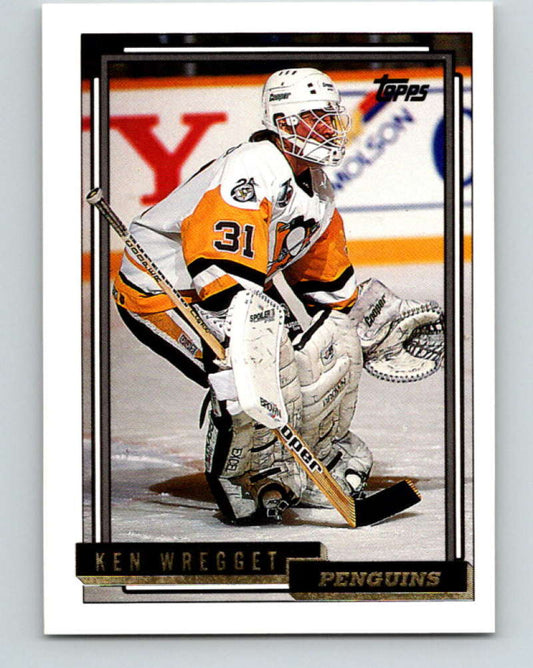 1992-93 Topps Gold #494G Ken Wregget Mint Pittsburgh Penguins