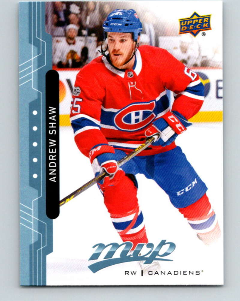 2018-19 Upper Deck MVP #126 Andrew Shaw Mint Montreal Canadiens  Image 1