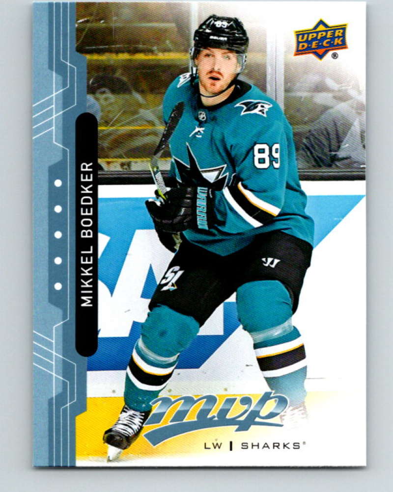 2018-19 Upper Deck MVP #177 Mikkel Boedker Mint San Jose Sharks  Image 1